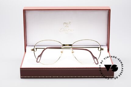 Cartier S Saphirs 0,94 ct Edelstein Luxusbrille, Größe: medium, Passend für Damen