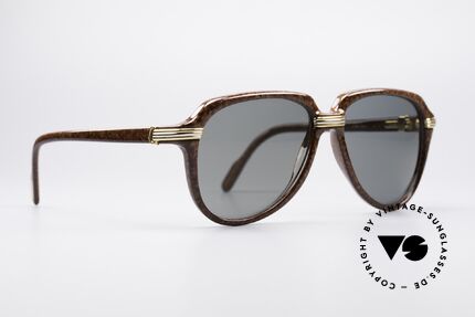 Cartier Vitesse - L Luxus Pilotensonnenbrille, Fassung mit Federscharnieren in LARGE Gr. 60/15, 140, Passend für Herren