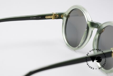 Cartier Cabriolet Runde Luxus Sonnenbrille, ungetragen mit OVP (wirklich selten in diesem Zustand), Passend für Damen