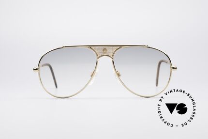 St. Moritz 401 Seltene Jupiter Sonnenbrille, kostbares 80er Jahre Designerstück mit Jupiter Symbol, Passend für Herren