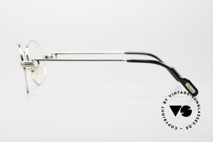 Cartier Saint Honore - M Ovale 90er Platin Luxusbrille, ungetragen mit OVP (eine Rarität in diesem Zustand), Passend für Herren und Damen