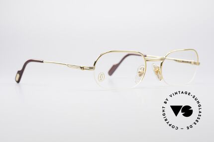 Cartier Ascot Rahmenlose Luxus Fassung, "Ascot" benannt nach der britischen Pferderennstrecke, Passend für Herren und Damen