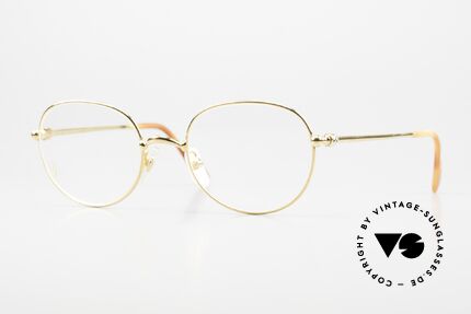 Cartier Antares - S Runde 90er Luxusbrille Unisex Details
