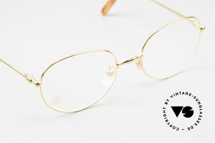 Cartier Antares - S Runde 90er Luxusbrille Unisex, ungetragene Rarität (inkl. original Cartier Verpackung), Passend für Herren und Damen