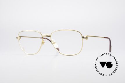 Cartier Courcelles 90er Luxus Vintagebrille, edle Cartier Brille aus den 90ern, Größe 57°17, 135, Passend für Herren