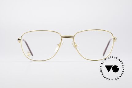 Cartier Courcelles 90er Luxus Vintagebrille, ein vintage Original in scheinbar zeitlosem Design, Passend für Herren