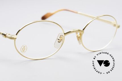 Cartier Sorbonne Ovale Luxus Vintagebrille, edle Luxusbrille in Top-Qualität (made in France), Passend für Herren und Damen