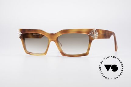 Alain Mikli 318 / 053 Strass Designer Sonnenbrille, französisches Sonnenbrillen-Design von ALAIN MIKLI, Passend für Damen