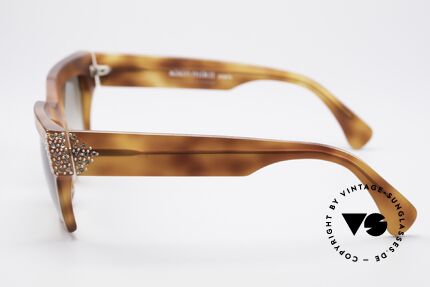 Alain Mikli 318 / 053 Strass Designer Sonnenbrille, KEINE Retromode; ein vintage Original der 80er Jahre!, Passend für Damen