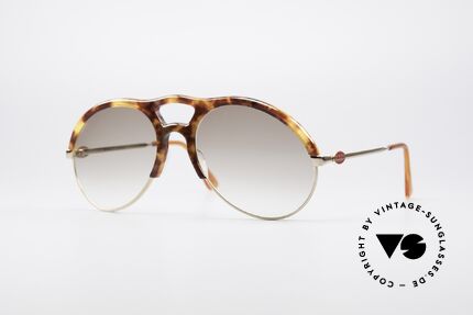 Bugatti 64900 Schildpatt Optik 80er Brille Details