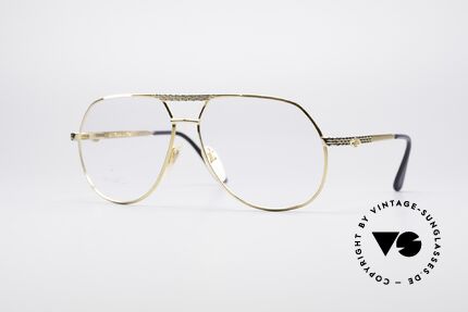 Bugatti EB502 - XL 90er Luxus Pilotenbrille, vintage Bugatti Brillengestell in unglaublicher Qualität, Passend für Herren