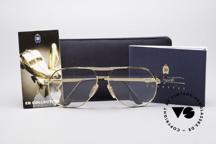Bugatti EB502 - XL 90er Luxus Pilotenbrille, KEINE Retrobrille, sondern ein ORIGINAL aus den 90ern, Passend für Herren
