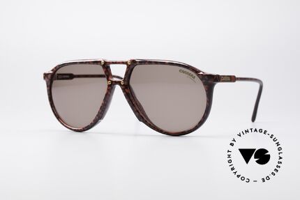 Carrera 5434 80er Optyl Sonnenbrille, sportlich elegante 80er Jahre CARRERA Aviator-Form, Passend für Herren und Damen