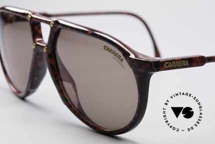 Carrera 5434 80er Optyl Sonnenbrille, 2 Paar Wechselgläser für unterschiedliche Bedingungen, Passend für Herren und Damen
