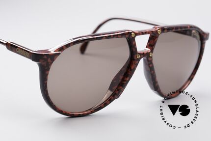 Carrera 5434 80er Optyl Sonnenbrille, grau-Verlauf und braun ULTRASIGHT (bei starker Sonne), Passend für Herren und Damen