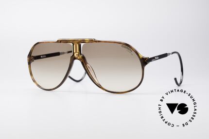Carrera 5590 Vario Sport Sonnenbrille, sportlich elegante 80er Jahre CARRERA Aviator-Brille, Passend für Herren