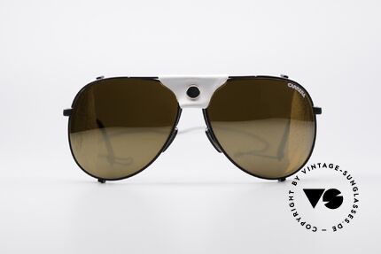 Carrera 5597 Gletscher Ski Brille, konzipiert für den hochalpinen Einsatz & Wassersport, Passend für Herren