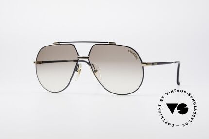 Carrera 5369 90er Herren Sonnenbrille, vintage Sonnenbrille von Carrera mit Doppelsteg, Passend für Herren