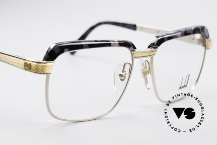 Dunhill 6100 Gold Doublé Vintage Brille, (heute werden Designerbrillen für <5,- € produziert), Passend für Herren