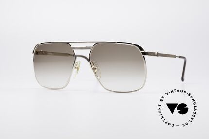 Dunhill 6011 Vergoldete 80er Herrenbrille, vintage A. Dunhill Gentleman-Sonnenbrille von 1984, Passend für Herren