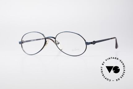 Bugatti 05728 Seltene 90er Fassung, sehr stilvolle Bugatti vintage Brille aus den 1990ern, Passend für Herren