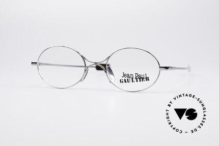 Jean Paul Gaultier 55-0173 Ovale Designer Brille, einzigartige Designerbrille von Jean Paul Gaultier, Passend für Herren und Damen