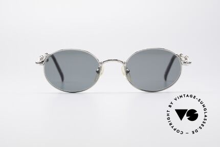 Jean Paul Gaultier 55-4178 Ovale Vintage Brille, Gestell ist in der Bügellänge einstellbar; einfach genial, Passend für Herren und Damen