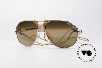 Cebe Dakar Vintage Rallye Sonnenbrille, vintage Cebe Sportbrille für den extremen Einsatz, Passend für Herren