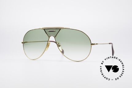 Alpina TR4 Miami Vice Sonnenbrille, legendäre Alpina 80er Sonnenbrille in Tropfenform, Passend für Herren