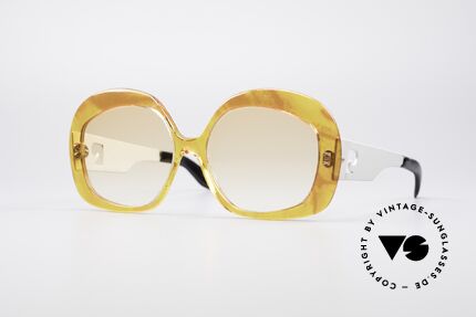 Pierre Cardin 734 70er XXL Sonnenbrille, Designersonnenbrille aus den 70ern von Pierre CARDIN, Passend für Damen