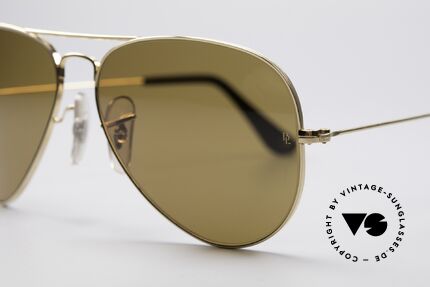 Ray Ban Large Metal Driving Chromax, die B&L Chromax Gläser verstärken Farbkontraste, Passend für Herren und Damen