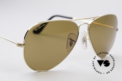 Ray Ban Large Metal Driving Chromax, ungetragen (wie alle unsere vintage Pilotenbrillen), Passend für Herren und Damen