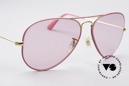 Ray Ban Large Metal Pinke Ladies Edition, KEINE Retrobrille, sondern ein altes USA-Original!, Passend für Herren