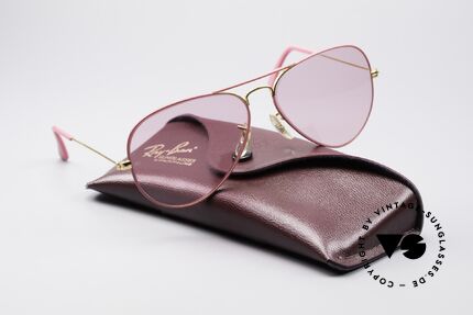 Ray Ban Large Metal Pinke Ladies Edition, zwei Mini-Lackabplatzer; daher auf 299€ reduziert, Passend für Herren