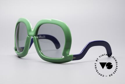 Silhouette Futura 564 70er Designer Sonnenbrille, eine futuristische Kombination aus Mode und Kunst, Passend für Damen