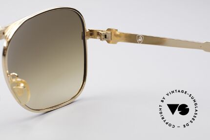 Lamborghini LT50/P Faltbare 80er Sonnenbrille, KEINE Retro-Sonnenbrille, sondern ein vintage ORIGINAL!, Passend für Herren