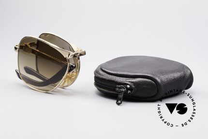 Lamborghini LT50/P Faltbare 80er Sonnenbrille, Größe: large, Passend für Herren