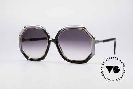Ted Lapidus B09 70er Damen Sonnenbrille, B09 = das berühmteste Modell von Ted LAPIDUS, Passend für Damen