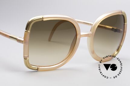 Ted Lapidus BK01 XXL 70er Sonnenbrille, wurde von den Filmgrößen der 70er Jahre getragen, Passend für Damen