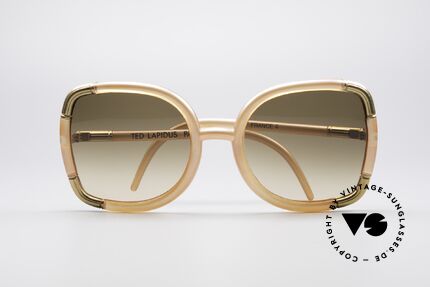 Ted Lapidus BK01 XXL 70er Sonnenbrille, ungetragenes Einzelstück für alle Mode-Liebhaber, Passend für Damen