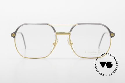 Christian Dior 2381 Vergoldete Luxusbrille 80er, Luxus-Herrenbrille von Dior aus dem Jahre 1987, Passend für Herren