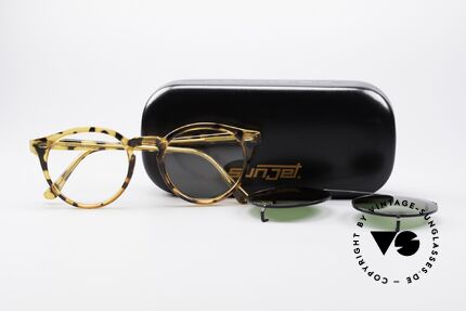 Carrera 5256 Clip Panto Vintage Brille, KEIN RETRO; ein altes ORIGINAL mit 100% UV Protect., Passend für Herren und Damen