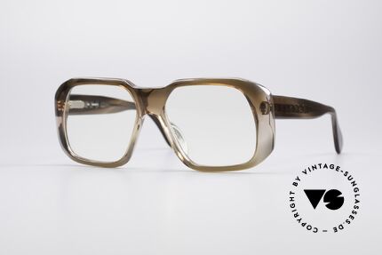 Marwitz 4025 Old School 80er Brille, vintage MARWITZ Brillenfassung aus der 'Portrait'-Serie, Passend für Herren