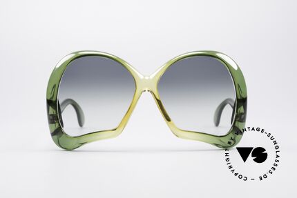 Marwitz 8024 70er XXL Vintage Brille, eine übergroße XXL Brille mit einzigartigem Farbverlauf, Passend für Damen