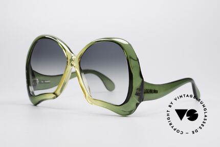 Marwitz 8024 70er XXL Vintage Brille, dennoch auffällig leicht, dank genialem Optyl-Kunststoff, Passend für Damen
