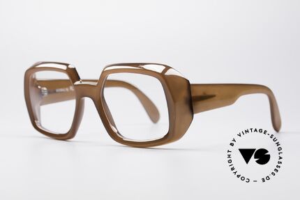 ViennaLine Royal 1601 Goliath Monsterbrille, stellenweise 10mm dickes Rahmenprofil; schier unfassbar, Passend für Herren