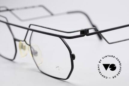 Serge Kirchhofer 1060 Futuristische 60er Brille, handgefertigtes Exemplar in ungetragenem Top-Zustand, Passend für Herren und Damen
