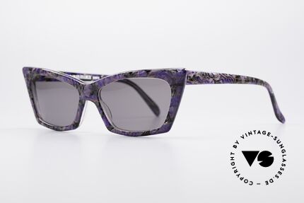 Alain Mikli 0142 / 397 80er Damen Sonnenbrille, eine Rarität von 1989 in Top-Qualität (100% UV prot.), Passend für Damen