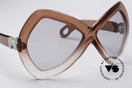 Nina Ricci NR3 70er XXL Sonnenbrille, typisches 60er/70er Jahre XXL-Design und Farbgebung, Passend für Damen