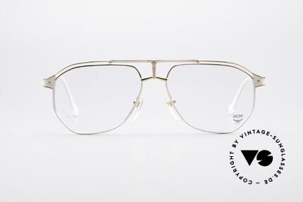 MCM München 6 XL Luxus Titan Brille, modifizierte Pilotenform in 150mm Breite = XXL, Passend für Herren